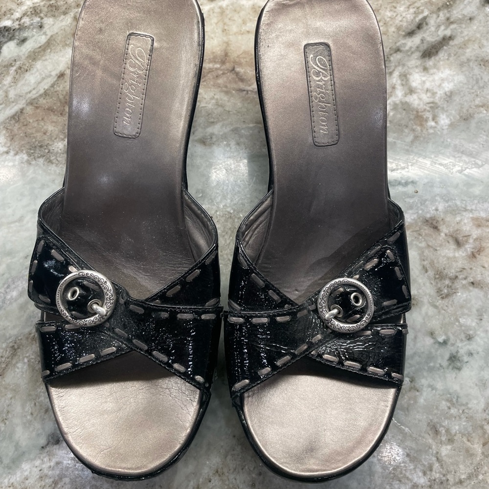 Brighton black sandals